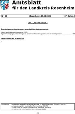 Amtsblatt für den Landkreis Rosenheim - Landratsamt Rosenheim