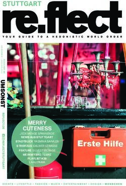 STUTTGART - MERRY CUTENESS JEDE MENGE SPANNENDE NEWS AUS STUTTGART - re.flect Stuttgart