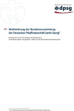 Wahlordnung der Bundesversammlung der Deutschen Pfadfinderschaft Sankt Georg1