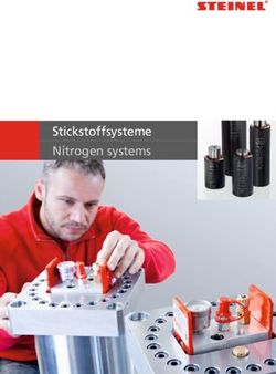 Stickstoffsysteme Nitrogen systems