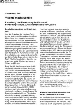 Viventa macht Schule Anita Keller-Keller