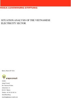 SITUATION ANALYSIS OF THE VIETNAMESE ELECTRICITY SECTOR - Arepo ...