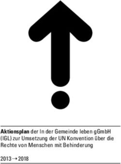 Aktionsplan der In der Gemeinde leben gGmbH (IGL) zur Umsetzung der UN Konvention über die Rechte von Menschen mit Behinderung 2013 2018