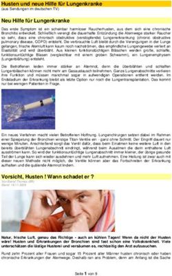Husten und neue Hilfe f&uuml;r Lungenkranke