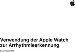 Verwendung der Apple Watch zur Arrhythmieerkennung - Dezember 2020