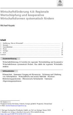 Wirtschaftsfo rderung 4.0: Regionale Wertscho pfung und kooperative Wirtschaftsformen systematisch fo rdern - Wirtschaftsf&ouml;rderung 4.0