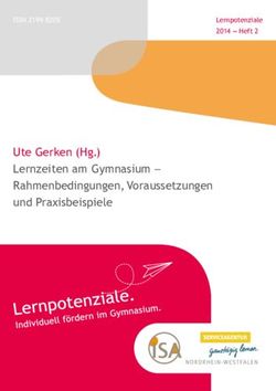 Ute Gerken (Hg.) Lernzeiten am Gymnasium _ Rahmenbedingungen, Voraussetzungen und Praxisbeispiele - Lernpotenziale 2014 _ Heft 2 - Stiftung Mercator