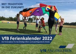 VFB FERIENKALENDER 2022 - DER FERIENPLANER FÜR BERUFSTÄTIGE ELTERN UND SPORTBEGEISTERTE KINDER.