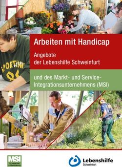 Arbeiten mit Handicap - Angebote der Lebenshilfe Schweinfurt und des Markt- und Service-Integrationsunternehmens (MSI) - Lebenshilfe Schweinfurt ...