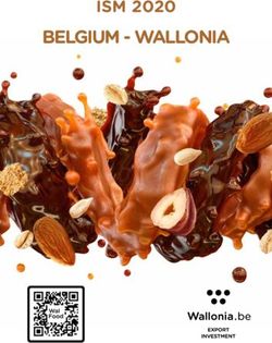 BELGIUM - WALLONIA ISM 2020 - press1