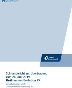 Schlussbericht zur &Uuml;bertragung zum 24. Juni 2019 UniPremium Evolution 25 - Verwaltungsgesellschaft: Union Investment Luxembourg S.A.