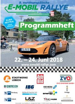 Programmheft- 24. Juni 2018 www.emobil-rallye.com - Nordeurop&auml;ische E-Mobil Rallye