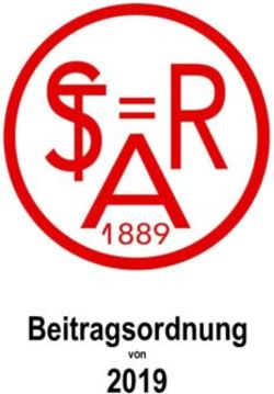 Beitragsordnung 2019 von - TV St&auml;dtisch-Rahmede