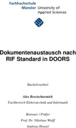 Dokumentenaustausch nach RIF Standard in DOORS - Alex Besstschastnich Bachelorarbeit