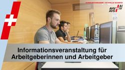 Informationsveranstaltung für Arbeitgeberinnen und Arbeitgeber