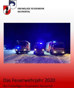 Das Feuerwehrjahr 2020 - der Freiwilligen Feuerwehr Kaunertal - FREIWILLIGE FEUERWEHR KAUNERTAL