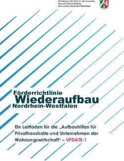 Wiederaufbau Förderrichtlinie - Ein Leitfaden Für Die "Aufbauhilfen Für ...