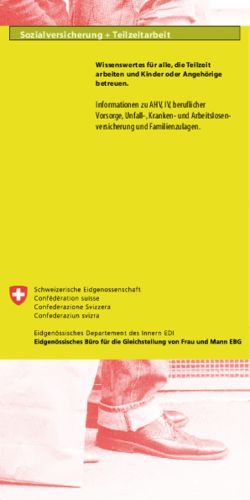Sozialversicherung + Teilzeitarbeit