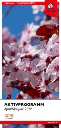 AKTIVPROGRAMM April/Mai/Juni 2019 - Aids Hilfe Wien