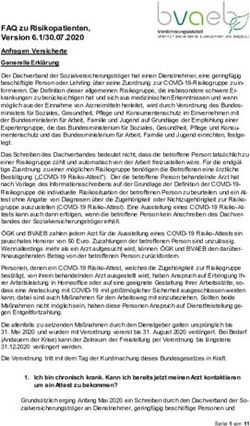 FAQ zu Risikopatienten, Version 6.1/30.07.2020 - sv.at