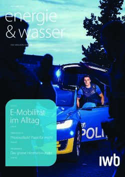 Energie & wasser - E-Mobilit&auml;t im Alltag Photovoltaik? Passt f&uuml;r mich! Das grosse Himmelswunder - IWB