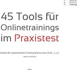 45 Tools für im Praxistest Onlinetrainings - Institut für systemisches Training Marius Jost, M.Sc. Link