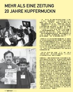 MEHR ALS EINE ZEITUNG 20 JAHRE KUPFERMUCKN - Arge f&uuml;r ...