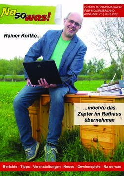 Rainer Kottke .m&ouml;chte das Zepter im Rathaus &uuml;bernehmen Berichte - Tipps - Veranstaltungen - Neues - Gewinnspiele - Na so was