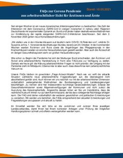 FAQs zur Corona Pandemie - Marburger Bund