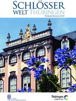 Frühjahr/Sommer 2018 - Stiftung Thüringer Schlösser und ...