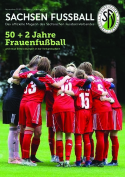 SACHSEN FUSSBALL 50 + 2 Jahre Frauenfußball - Das offizielle Magazin des Sächsischen Fussball-Verbandes - Sächsischer Fußball-Verband