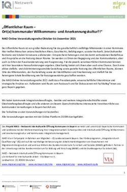 "Öffentlicher Raum - Ort(e) kommunaler Willkommens- und Anerkennungskultur - AGABY