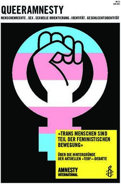 QUEERAMNESTY - "TRANS MENSCHEN SIND TEIL DER FEMINISTISCHEN BEWEGUNG"