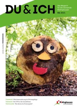 Das Magazin f&uuml;r die Gemeinde R&ouml;dinghausen 06 2021 - Traumhaft M&auml;rchenwanderung im Wiehengebirge Teamwork Der SVR in der Saisonbilanz Terminsache ...