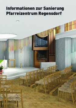Informationen zur Sanierung Pfarreizentrum Regensdorf