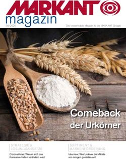 Comeback der Urkörner - Markant