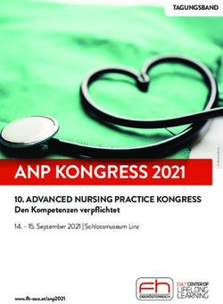 ANP KONGRESS 2021 10. ADVANCED NURSING PRACTICE KONGRESS - Den Kompetenzen verpflichtet - FH OÖ