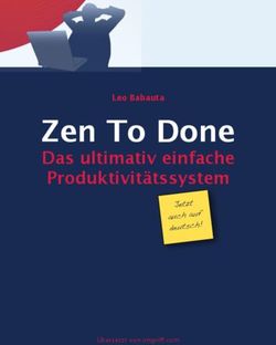 Zen To Done Das ultimativ einfache Produktivitätssystem - Leo Babauta