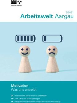 Arbeitswelt Aargau - Motivation Was uns antreibt 04 "Intrinsische Motivation ist unstillbar" 10 Zum Gl&uuml;ck ist Montagmorgen 16 Erfolgreiche ...