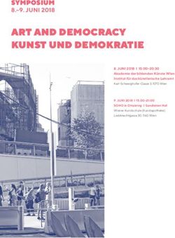 ART AND DEMOCRACY KUNST UND DEMOKRATIE - SYMPOSIUM - Soho in Ottakring