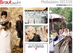 Mediadaten 2017/18 international d/At/ch - Mit uns erreichen sie Braut und Br&auml;utigam! - Braut & Br&auml;utigam Magazin