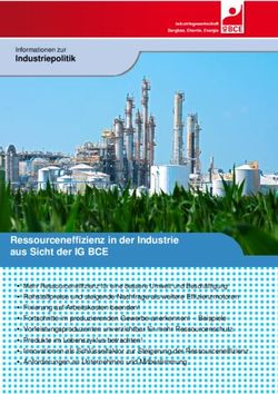 Ressourceneffizienz in der Industrie aus Sicht der IG BCE