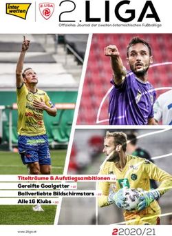 Titeltr&auml;ume & Aufstiegsambitionen 6 Gereifte Goalgetter 10 Ballverliebte Bildschirmstars 22 Alle 16 Klubs 30 - Offizielles Journal der ...