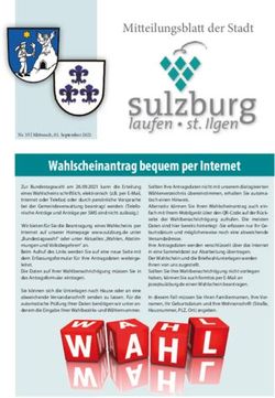 Wahlscheinantrag bequem per Internet - Sulzburg