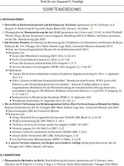 SCHRIFTENVERZEICHNIS - EBS Universit&auml;t f&uuml;r Wirtschaft ...