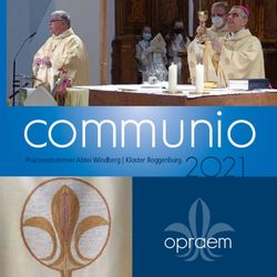 Communio 2O21 opraem - Kloster Windberg