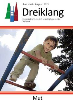 Juni Juli August 2021 - Gemeindebrief der Ev.-luth. Lukas-Kirchengemeinde Wolfsburg - Lukasgemeinde Wolfsburg