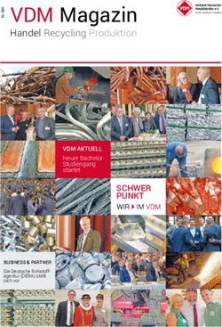 SCHWER PUNKT VDM AKTUELL - Neuer Bachelor Studiengang startet - Verband Deutscher Metallh&auml;ndler eV