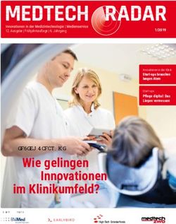 Wie gelingen Innovationen im Klinikumfeld? - MedTech Radar Live 2019 - Medtech Zwo