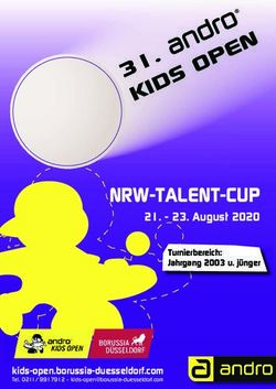 - NRW-TALENT-CUP 21 - August 2020 - Borussia ...